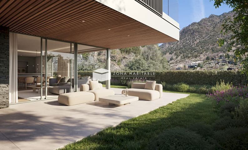 Pis de 3 habitacions tipus suite amb terrassa i jardí – L’Étang Salé, Escaldes-Engordany - Image 1