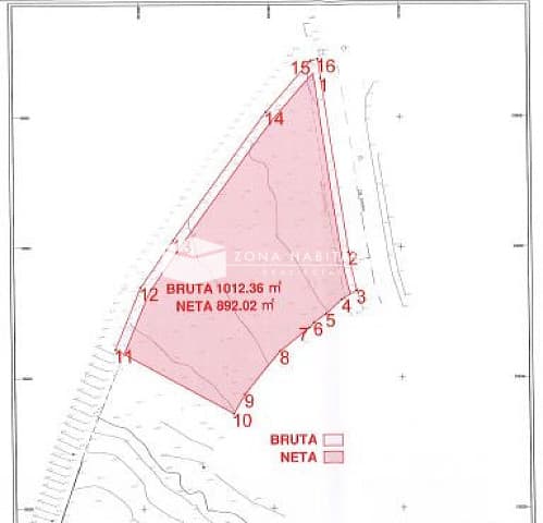 Parcel·la en venda a Certers amb 567,72 m² de superfície neta i una edificabilitat màxima de 454,18 m²